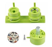 Trimming Shop 25mm Button Maker Mould Set for Slide Rail Type Badge Press, Interchangeable Dies, Heavy Duty Button Molds for Events, Schools, DIY Round Pin Maker