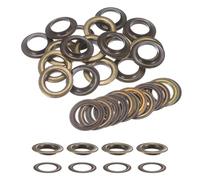 Trimming Shop 30mm Bronze Eyelets Grommets Washers 10pcs Leather Craft
