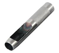 Trimming Shop 35mm Steel Hollow Punch Leather Hole Puncher For Piercing Holes in Leather, Paper, Plastic, Rubber, and Vinyl - Easy, Secure Grip - Precise, Clean Cut