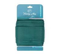 Trimming Shop 38mm Hunter Green Grosgrain Ribbon 10 Metres Solid Polyester Thick Ribbon for Cake Decoration Wedding Gift Wrapping Packaging, DIY Art & Crafts, Wreath, Hair Bows, DIY Sewing Project