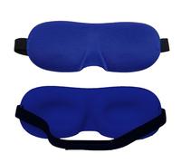 Trimming Shop 3D Sleep Eye Mask with Adjustable Strap Luxury Blindfold Sleep Mask Men & Women Light Blocking Eye Blinder Soft & Comfortable Sleep Mask for Travel Sleeping (Royal Blue)