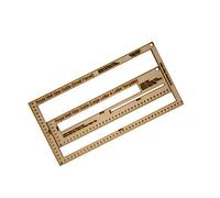 Trimming Shop 3pcs UK Shipping Mail PIP Template, Wooden Postal Size Guide for Large Letter, Small Letter and Parcel Categories, Royal Mail Pricing in Proportion Ruler, Durable 3-Size Gauge Tool