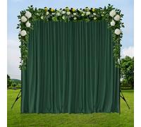 Trimming Shop 3x3M Green Velvet Photography Background | 190GSM 100% Polyester Washable Velvet Backdrop for Studio Photo Shoot, Video Filming, Stage Events, Weddings, Trade Shows & Curtains UK