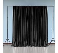 Trimming Shop 3x6M/10x20 FT White Backdrop Photography Background, 100% Polyester Washable Blackout Backdrop Photo Studio Props for Photo Shoot Video Filming, Wedding Photography