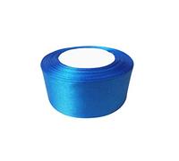 Trimming Shop 40mm Double Sided Satin Ribbon 25 Metres Roll - 100% Polyester Craft Ribbon for Gift Wrapping, Bow Making, Sewing, Wedding Decoration, Hair Accessories & DIY Crafts, Royal Blue
