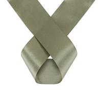 Trimming Shop 40mm x 25 Metres Double Sided Satin Polyester Ribbon Rolls for Fabric, DIY Art & Crafts, Hair Bows, Gift Wrapping, Wedding & Home Decorations, Sewing Project, Sage