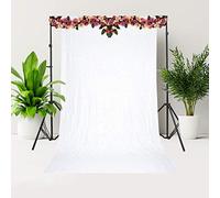 Trimming Shop 4ft x 9ft White Sequin Backdrop Photography Background Shiny Fabric Glitter Curtain Backdrop Photo Studio Background for Birthday Wedding Reception Party Christmas Decoration