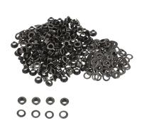 Trimming Shop 4mm Gunmetal Iron Eyelets Grommets Washers 100pcs Pack