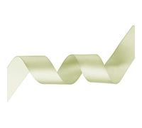 Trimming Shop 50mm x 25 Metres Double Sided Satin Polyester Ribbon Rolls for Fabric, DIY Art & Crafts, Hair Bows, Gift Wrapping, Wedding & Home Decorations, Sewing Project, Ivory