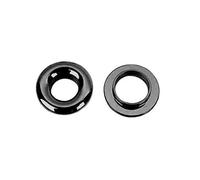 Trimming Shop 5mm Double Sided Black Eyelets Grommets for Arts Crafts, Leathercrafts, Clothing, Scrapbook, Sewing, DIY Projects, Rust & Corrosion Proof, 100Pcs