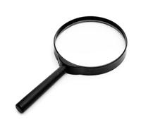 Trimming Shop 5x Handheld Magnifying Glass, Portable & Lightweight Plastic Pocket Magnifying Lens Glass UK, Non Slip Magnifying Glass for Close Work, Crafts, Reading, Inspection for Seniors and Kids