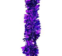 Trimming Shop 6.5ft/2m Dark Purple Wide Chunky Christmas Tinsel Garland