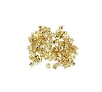 Trimming Shop 6mm Pyramid Shaped Nail Head Studs, Gold, 100pcs | Square Metal Leather Rivets for Leathercraft, DIY Crafts, Clothing, Bags, Purses Embellishment