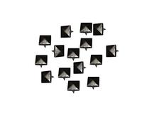 Trimming Shop 6mm Pyramid Shaped Nail Head Studs, Gunmetal Black, 500pcs