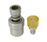 Trimming Shop 7mm Hat Rivets Fixing Dies Set for Universal Green Hand Press Machine, Denim Rivet Buttons Fixing Tool for Jeans, Skirt, DIY Craft Projects, Clothing Decoration