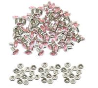 Trimming Shop 8mm Baby Pink Crystal Rivets, Diamante Acrylic Rhinestone Studs with Pins for DIY Leathercrafts, Clothing Decoration, Arts & Crafts Projects, Purses Embellishment, 10pcs
