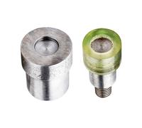Trimming Shop 8mm Double Cap Rivet Setting Dies for Universal Green Hand Press, Perfect for Leather Crafting, Handbag Making, Clothing Repairs, DIY Projects & Sewing