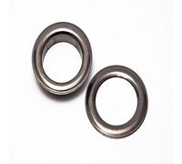 Trimming Shop 8mm Silver Eyelets Grommets with Washers for Clothing, Leather Crafts Arts and Sewing Projects, Bags, Scrapbook,100pcs