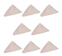 Trimming Shop 8Pcs Rose Pink 20″ Square Crushed Velvet Napkins, Reusable Washable Serviettes Soft Cloth with Hemmed Edges Dinner Napkins for Weddings Dining Formal Events Party & Special Occasions