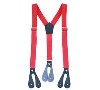 Trimming Shop Adjustable Y-Back Suspender With Buttonhole 71cm X 20mm, Fully Elasticated Kids Braces for Trousers, Denims, Suspenders, Fashion Accessory