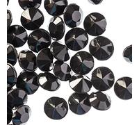 Trimming Shop Black 2000pcs Table Scatters Clear Acrylic Rhinestone Diamonds Table Confetti for Table Centerpiece Bridal Shower Birthday Party Table Decoration Vase Filler Beads, 4.5mm