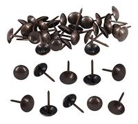 Trimming Shop Bronze Upholstery Nail Tacks Studs Furniture Tacks Push Pins 15mm x 9mm Decorative Thump Tack Studs for Leathercraft Cork Board DIY Projects Wood Sofa Chair Bed, 10pcs