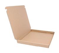 Trimming Shop C4 Size Brown Postal Pip Boxes Royal Mail Large Letter Cardboard Kraft Packing Postal Mailing Box Self-Lock Tuck-in Flaps, 340mm x 240mm x 24mm, 100pcs