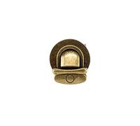 Trimming Shop Catch Tuck Lock Clasp Buckle Purse Closer Thumb Lock for Leather Bag, Purse, Handbag, Scrapbooking, Art & Craft, DIY Projects, Bronze, 28mm x 23mm, 2pcs