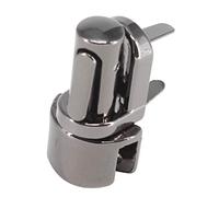 Trimming Shop Catch Tuck Lock Clasp Buckle Purse Closer Thumb Lock for Leather Bag, Purse, Handbag, Scrapbook Art & Craft, DIY Projects, 33mm x 19mm, Gunmetal, 5pcs