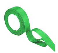 Trimming Shop Classic Green Ribbon Roll - 25mm x 25 Metres - Double Sided Satin Brightly Coloured - 100% Polyester - for Gift Wrapping, Decorating, Arts and Craft - Machine Washable