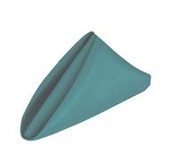 Trimming Shop Cloth Napkins 20 Inch x 20 Inch Dinner Table Napkins, Washable Reusable Cotton Polyester Table Napkin for Wedding, Banquet, Home, Hotel, Cocktail, Dining Party, Hunter Green, 20pcs