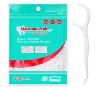 Trimming Shop Dental Floss Picks 300Pcs Polyethylene Disposable Flosser Sticks Strong & Gentle Toothpick Flossers Round Wire Mouth Picks for Teeth Cleaning Gum Care Plaque Removal Oral Hygiene