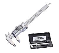 Trimming Shop Digital Vernier Caliper with Extraordinary LCD Screen, Digital Precision Tool Vernier Plastic & Stainless Steel with mm/inch Conversion Gauge measuring (Style 1)