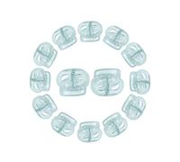 Trimming Shop Drawstring Toggle Stopper Cord Locks with Spring Loaded Bean Twin Hole Button Toggle and Wide Push Buttons For Bags, Paracord, Jackets, Luggage