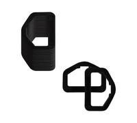 Trimming Shop Heavy-Duty Plastic D Ring Fasteners Durable Adjustable Black Buckles for Hand Bag, Webbing Strap, Purse, Dog Collars, Belts, DIY Projects, 38mm, 10pcs