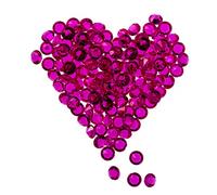 Trimming Shop Hot Pink 2000pcs Table Scatters Clear Acrylic Rhinestone | Table Confetti Diamonds for Table Centrepiece Birthday Party Table Decoration Vase Filler Beads Christmas Halloween