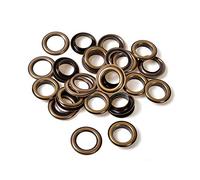Trimming Shop Iron Eyelets Grommets with Washers for Pool Covers, Leathercraft, Tarpaulin, Vinyl Banners, Yoga Mat, Art and Craft, DIY Projects, 20mm, Bronze, 100pcs