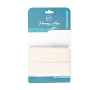 Trimming Shop Ivory Grosgrain Ribbon 25mm x 10m for Crafts