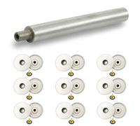 Trimming Shop Jeans Buttons 20mm Silver 20 Pcs Brass Pin Back Tack Hand DIY