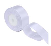 Trimming Shop Lilac Mist Ribbon Roll - 25mm x 25 Metres - Double Sided Satin Brightly Coloured - 100% Polyester - for Gift Wrapping, Decorating, Arts and Craft - Machine Washable