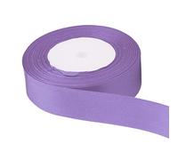 Trimming Shop Lilac Purple Ribbon Roll - 25mm x 25 Metres - Double Sided Satin Brightly Coloured - 100% Polyester - for Gift Wrapping, Decorating, Arts and Craft - Machine Washable