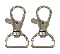 Trimming Shop Lobster Claw Clasp Trigger Clip Swivel Hook, Heavy-Duty Metal Keyring & Bag Accessory, Durable Swivel Hook for Webbing Straps, Backpacks, Pet Collars, Keychains & DIY Projects