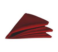 Trimming Shop Men’s Satin Pocket Square Handkerchief - Solid Colour Suit Hanky for Wedding, Groom, Prom, Party Unisex Plain Formal Wear Fashion Pocket Square, Soft Satin Dress Hanky (23cm, Burgundy)