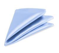 Trimming Shop Men’s Satin Pocket Square Handkerchief - Solid Colour Suit Hanky for Wedding, Groom, Prom, Party Unisex Plain Formal Wear Fashion Pocket Square, Soft Satin Dress Hanky (23cm, Lilac)