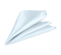 Trimming Shop Men’s Satin Pocket Square Handkerchief - Solid Colour Suit Hanky for Wedding, Groom, Prom, Party Unisex Plain Formal Wear Fashion Pocket Square, Soft Satin Dress Hanky (23cm, Sky Blue)