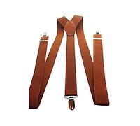 Trimming Shop Men's Suspender Braces - Adjustable Elasticated Suspenders with Strong Metal Clips - Fashion Accessory for Parties, Weddings, Casual, Formal Events