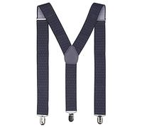 Trimming Shop Men's Suspender Braces - Adjustable Elasticated Suspenders with Strong Metal Clips - Fashion Accessory for Parties, Weddings, Casual, Formal Events