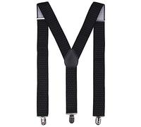 Trimming Shop Men's Suspender Braces - Adjustable Elasticated Suspenders with Strong Metal Clips - Fashion Accessory for Parties, Weddings, Casual, Formal Events