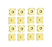 Trimming Shop Metal Clasps Magnetic Snap Fasteners Sewing Accessory for DIY Crafts, Clothing, Handbag, Leather Coat, Jacket, Purse Making (18mm, Gold, 10pcs)
