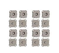 Trimming Shop Metal Clasps Magnetic Snap Fasteners Sewing Accessory for DIY Crafts, Clothing, Handbag, Leather Coat, Jacket, Purse Making (18mm, Gunmetal Black, 10pcs)